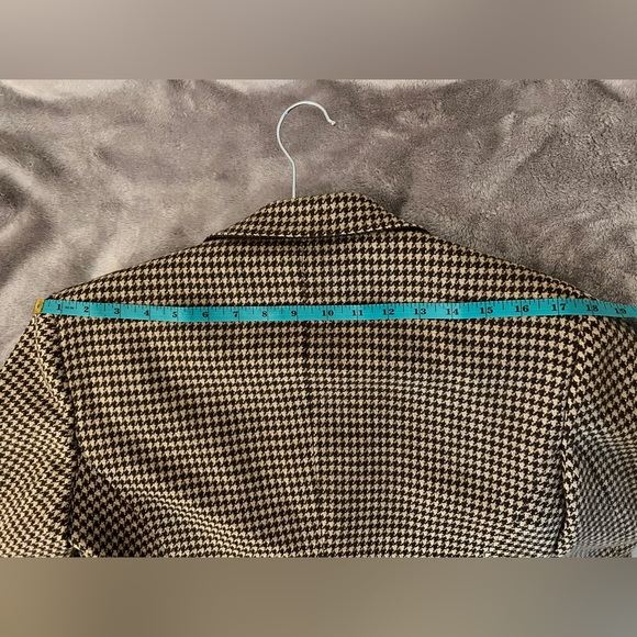 Ralph Lauren (Blue Label) Signature Houndstooth Designer Blazer, 100%wool, size4 - Picture 12 of 12